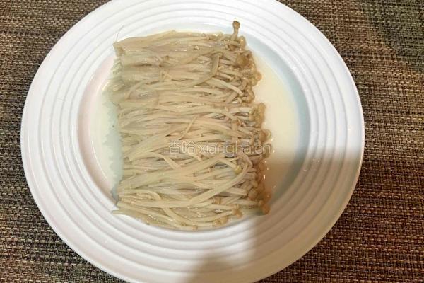 肉末金针菇的做法图解4