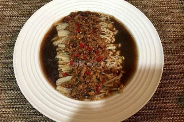 肉末金针菇的做法图解9