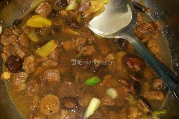 香菇炖牛肉的做法图解7