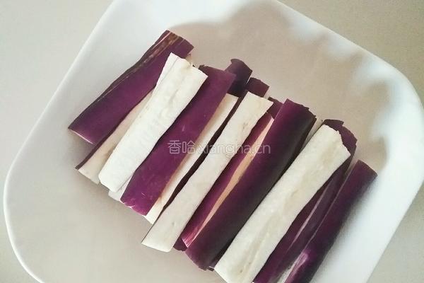 蒜香茄子的做法图解2