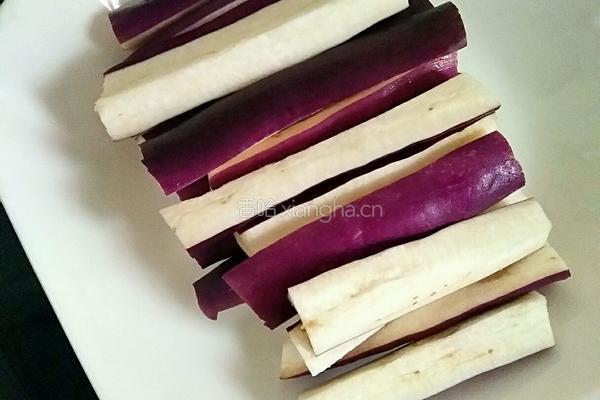 蒜香茄子的做法图解3