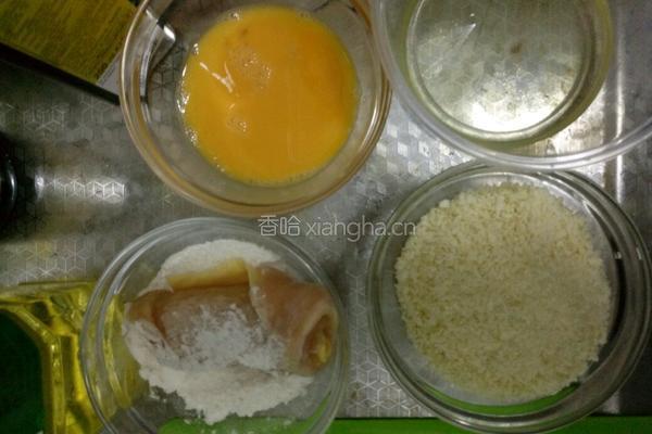 芝士鸡肉卷的做法图解5