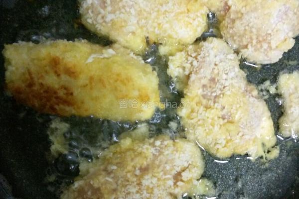 芝士鸡肉卷的做法图解6
