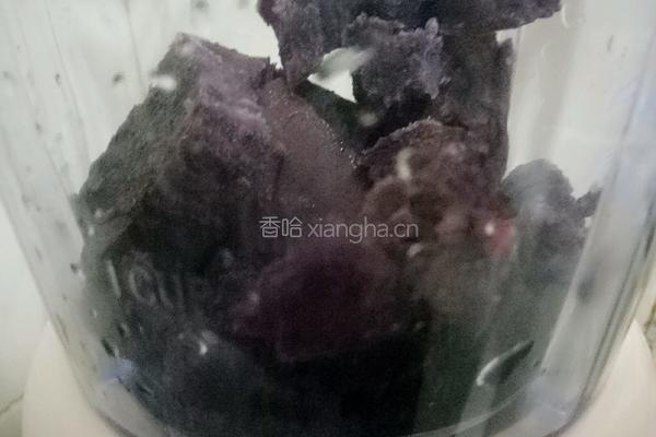 紫薯牛奶糊的做法图解4