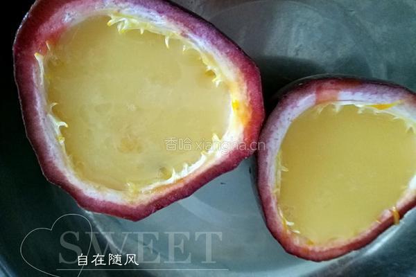 百香果蒸蛋的做法图解3