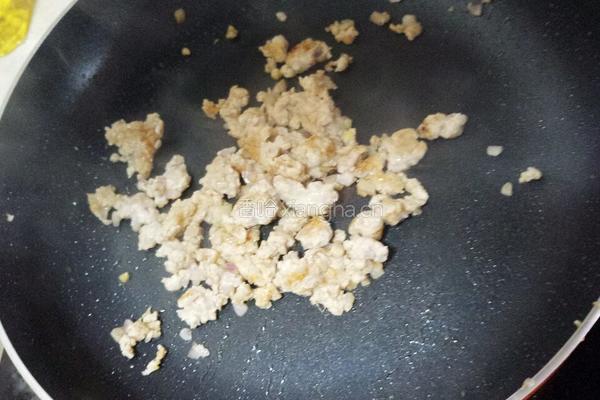 香辣肉沫蚕豆的做法图解3