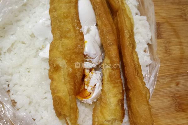 糯米栥饭团的做法图解3
