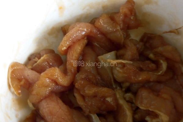 鲜蘑肉片的做法图解5