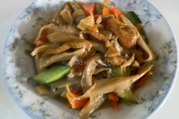 鲜蘑肉片的做法图解15