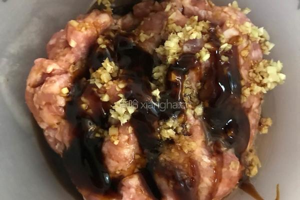 猪肉煎饼的做法图解1