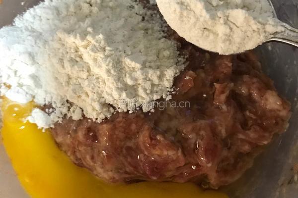 猪肉煎饼的做法图解3