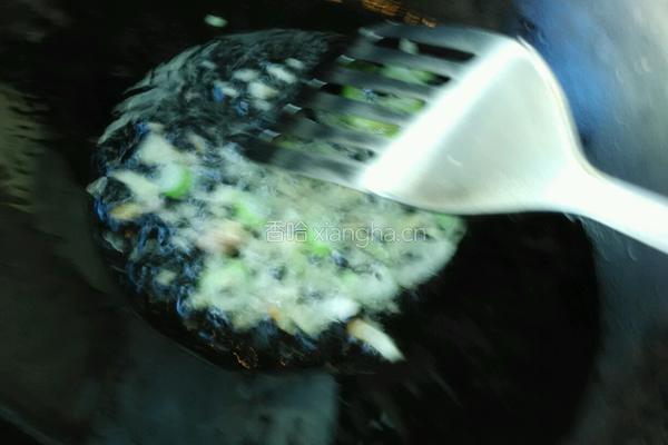 长豆角炒肉末菠菜鸡蛋汤的做法图解10