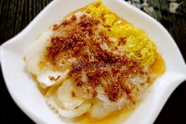 蒜蓉粉丝娃娃菜的做法图解16