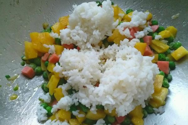 菠萝米饭的做法图解5