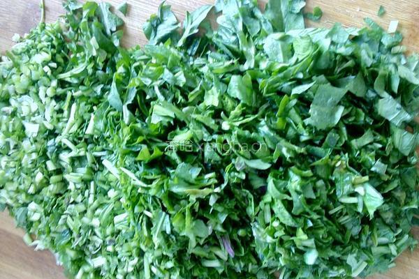 荠菜包子的做法图解1