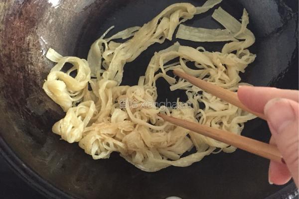 炒冷面的做法图解4