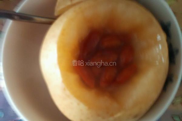 冰糖雪梨枸杞汁的做法图解9