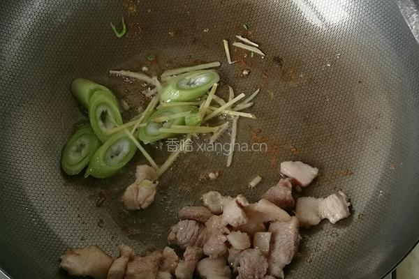 辣椒炒肉的做法图解3