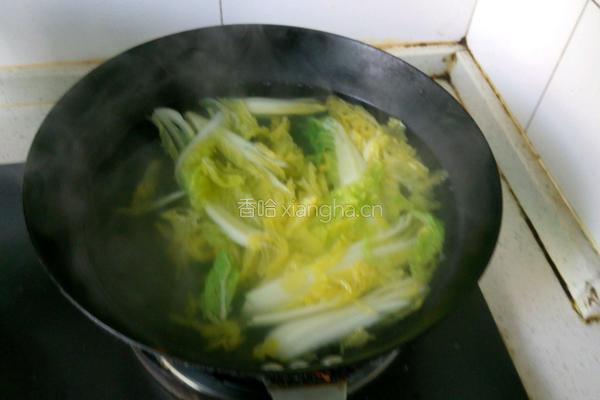 肉末粉丝娃娃菜的做法图解1