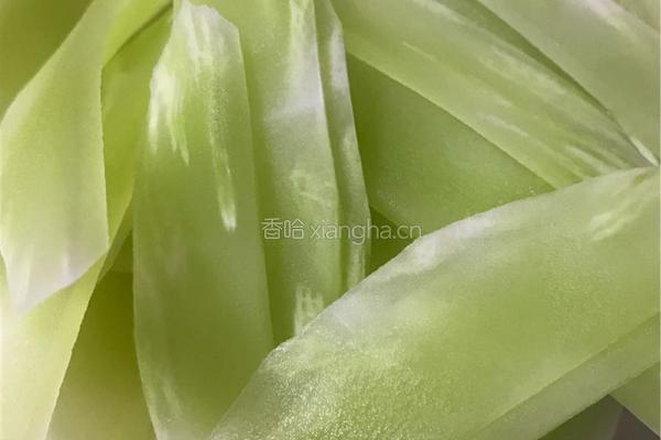 青笋回锅肉的做法图解4