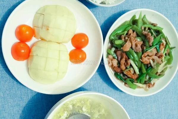 辣椒炒肉的做法图解4