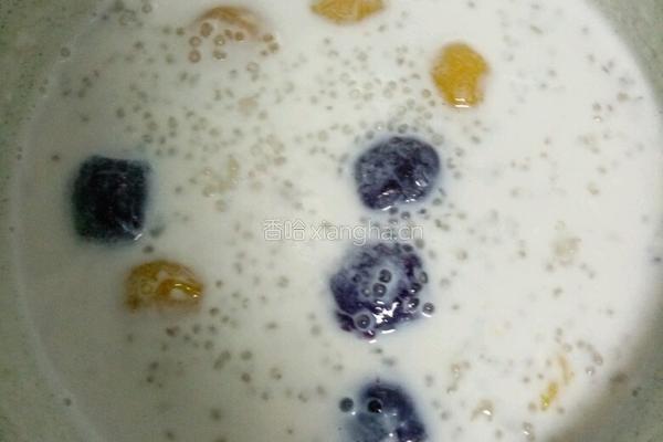 葛根芋圆西米露的做法图解6