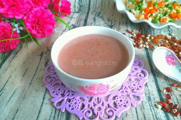 红米红豆薏米米糊的做法图解8