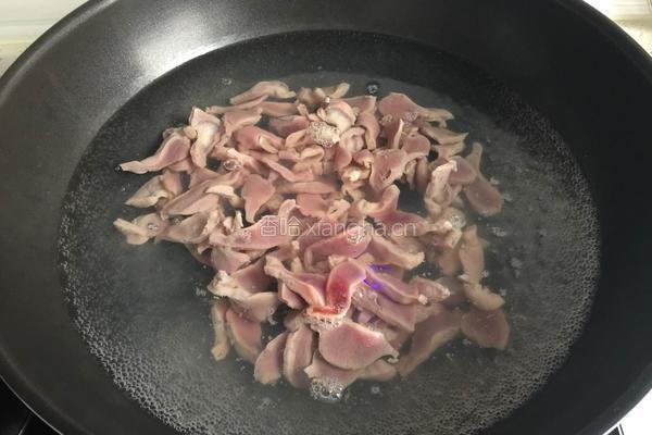 香辣鸡胗的做法图解3
