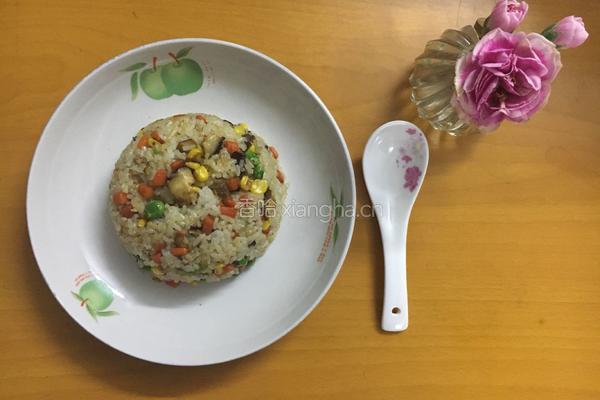 彩虹炒饭的做法图解8