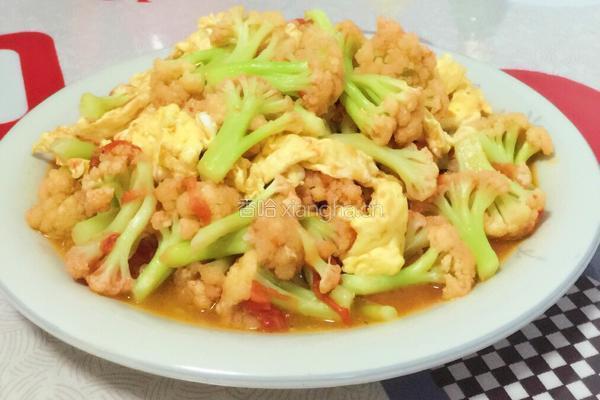 西红柿鸡蛋菜花的做法图解9
