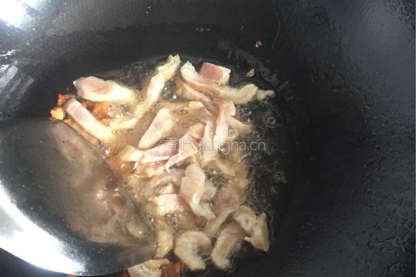 肉丝炒豆角的做法图解5