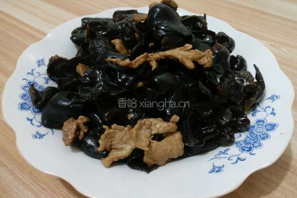 木耳炒肉的做法图解7