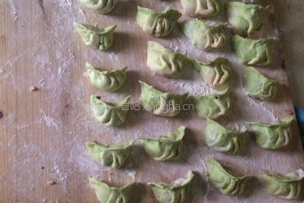 菠菜蒸饺的做法图解6