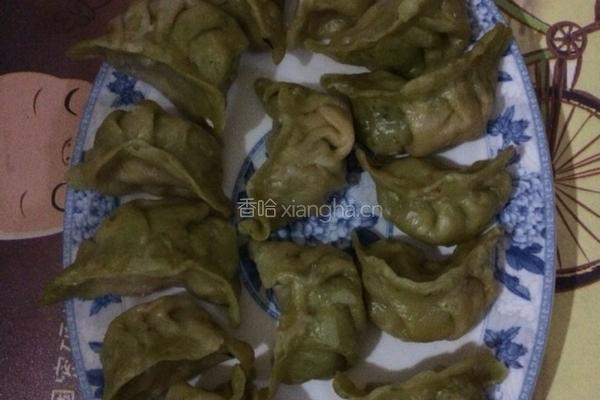 菠菜蒸饺的做法图解7