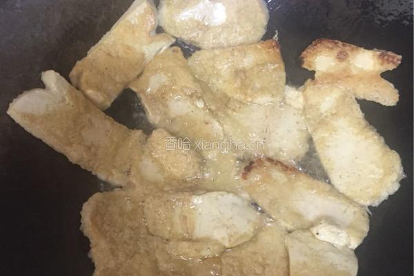 素鸡炒香干丝青椒块的做法图解4