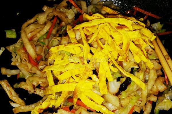 素炒饼的做法图解12