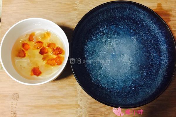 雪燕桃胶皂米羹的做法图解4
