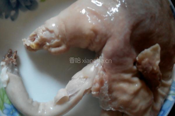 猪肚炒蘑菇的做法图解3