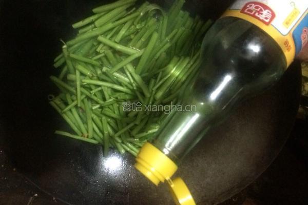 酸辣空心菜的做法图解4