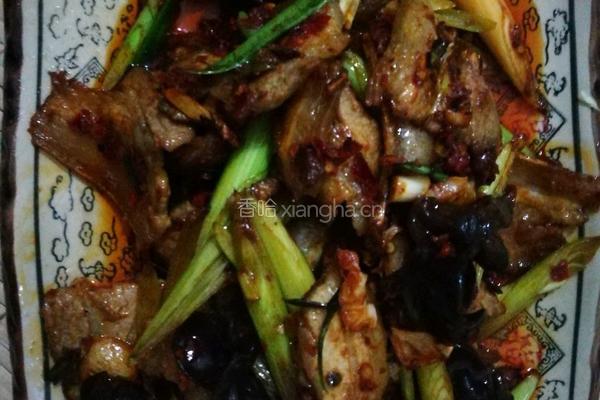 蒜苗豆豉回锅肉的做法图解6