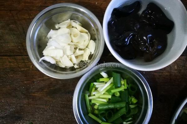 蒜苗豆豉回锅肉的做法图解3