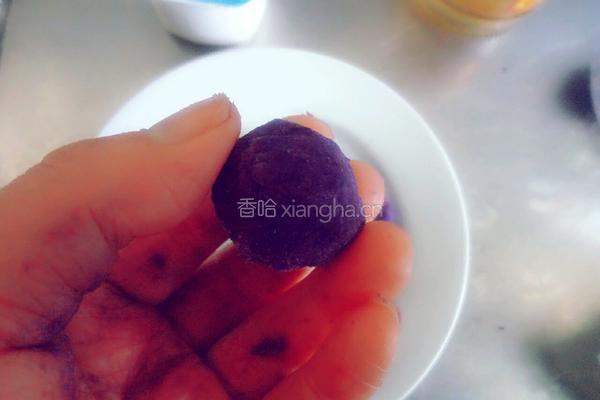酸奶椰蓉紫薯泥的做法图解4