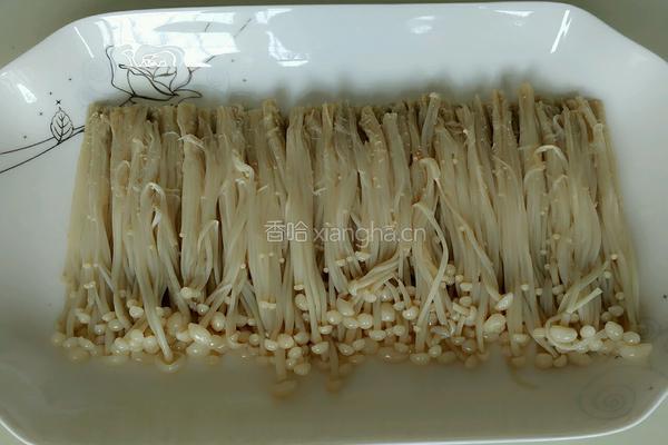 肉末金针菇的做法图解3