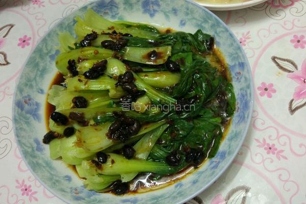 豉汁上海青的做法图解4
