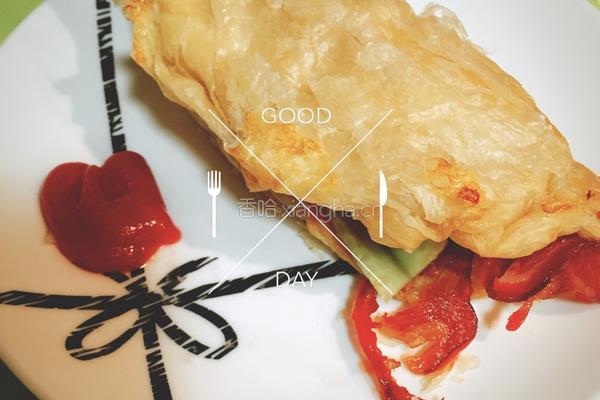 炸锅版【培根鸡蛋手抓饼】的做法图解5