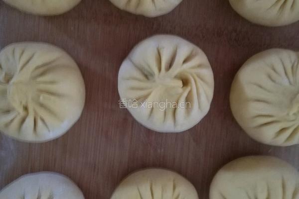 南瓜韭菜素包子的做法图解11