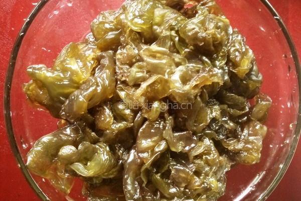 地耳炒山药的做法图解1