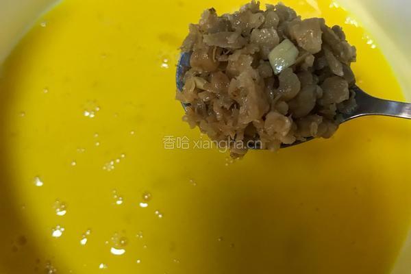 菜脯煎蛋的做法图解3