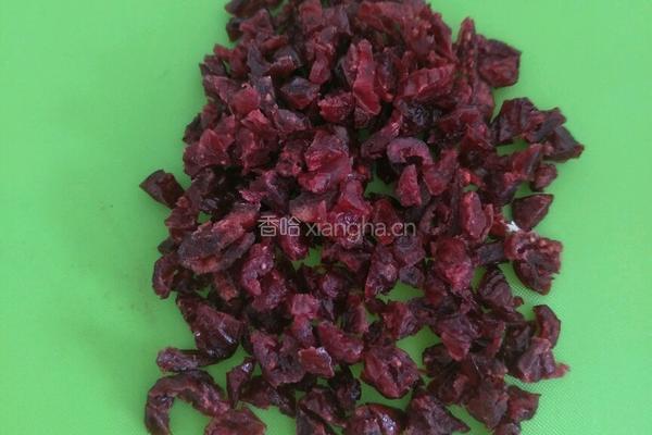 抹茶蔓越莓饼干的做法图解1