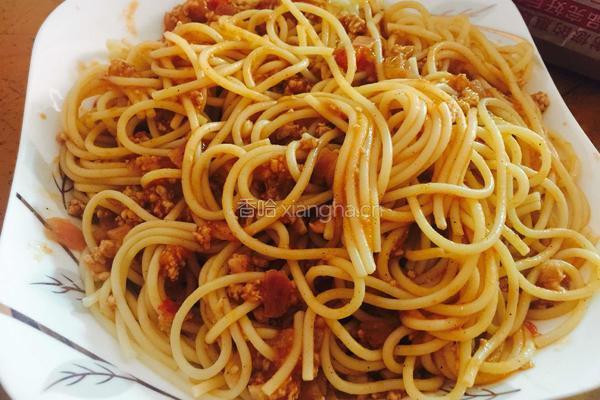 肉酱意大利面的做法图解10